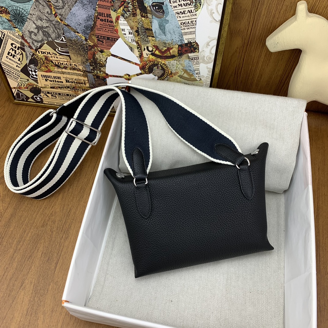 에르메스 비드포쉬 백 토고 누아